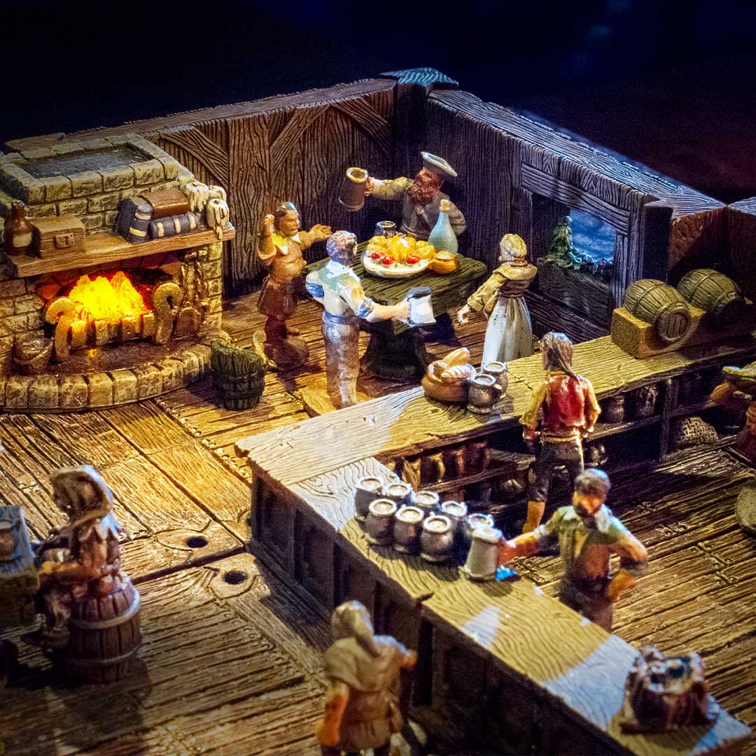 Forest encounter terrain and minis